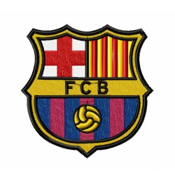Football Club Crest Embroidery Design