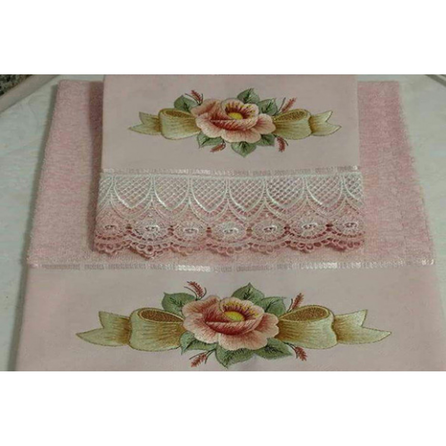 Rose Flower Embroidery Design