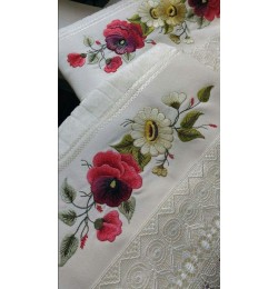 Roses Embroidery Design 5x7 Instant Download