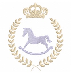 Luxury Baby Horse Embroidery Design 4 Sizes