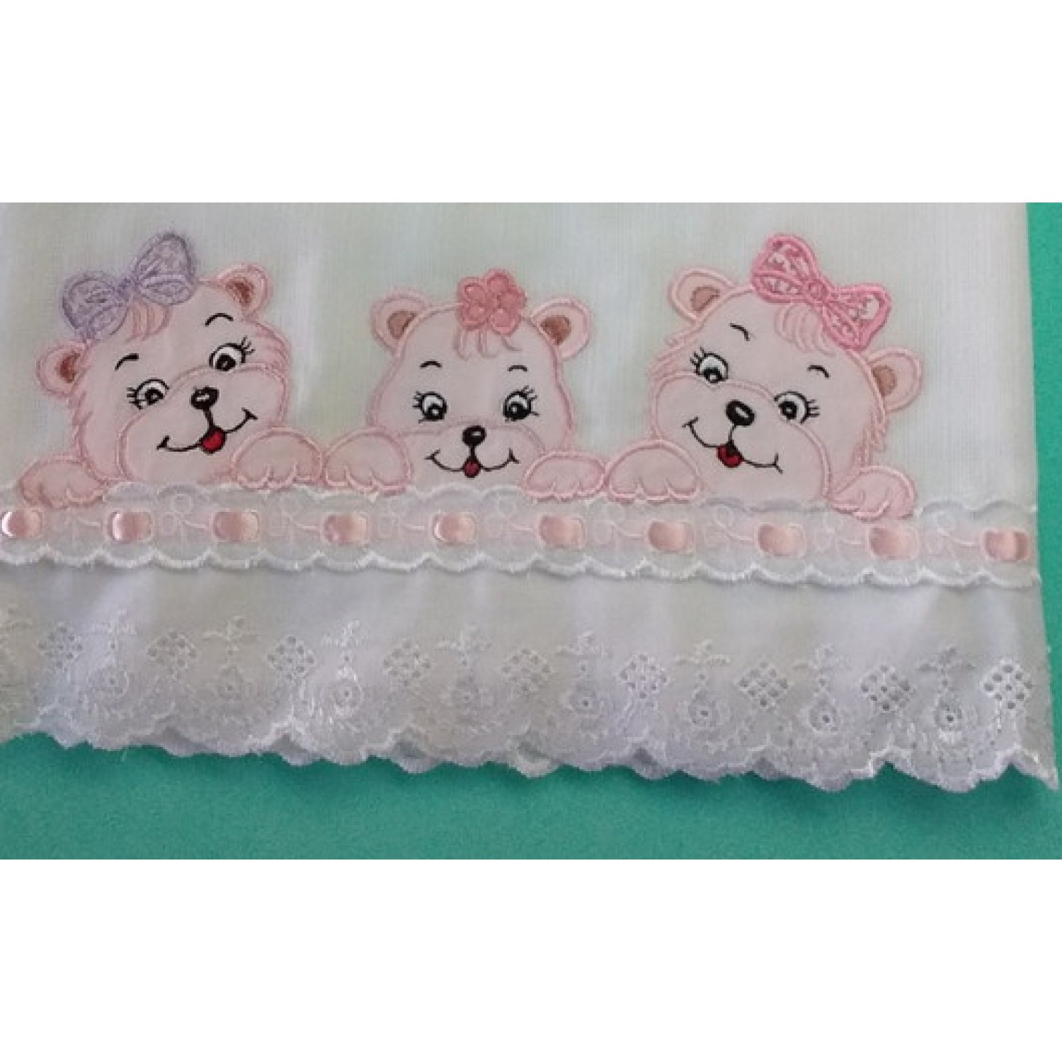 Three bears Embroidery Design
