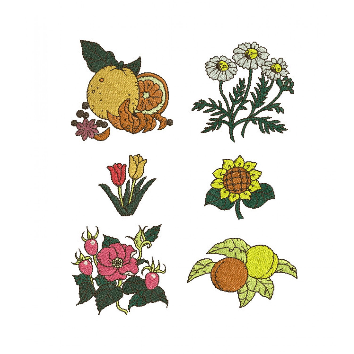 Mini Embroidery Design Set 6 Designs