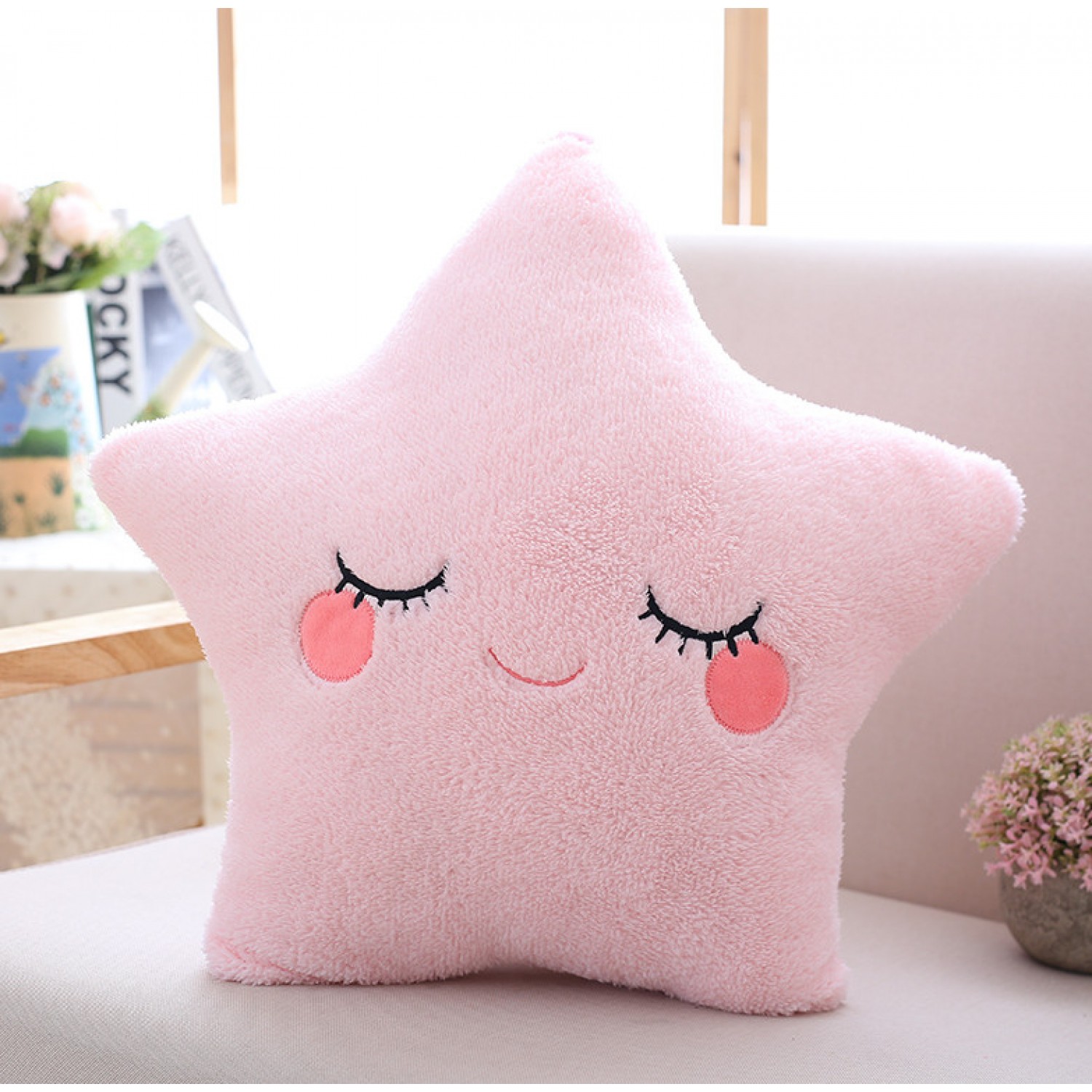 Star Pillow ITH (In-the-Hoop) Embroidery Design 6x10