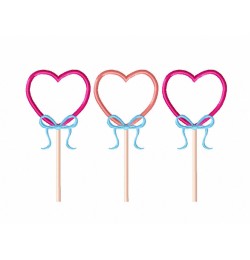 Three Heart Balloons Embroidery Design