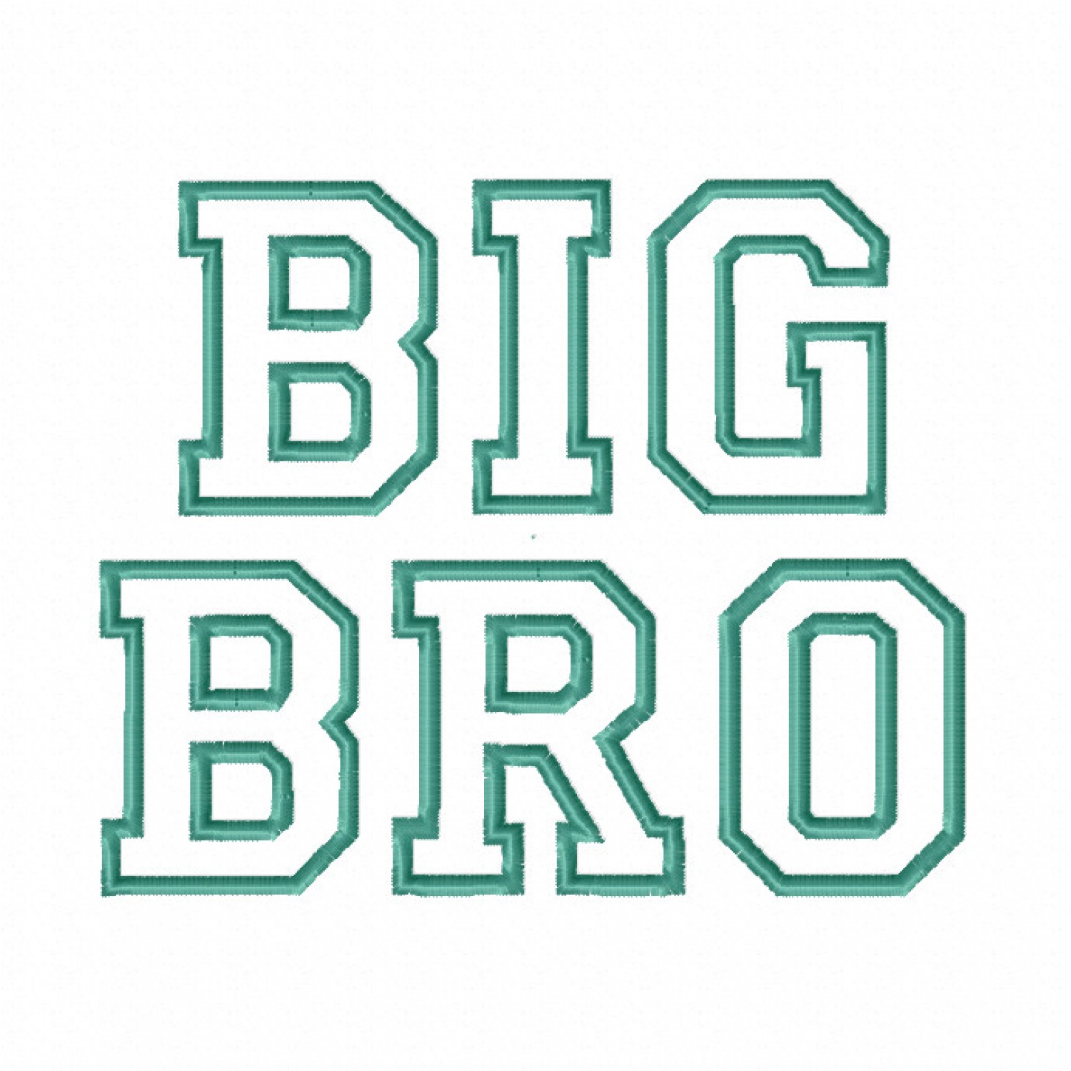 Big Bro Embroidery Design
