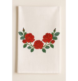 Roses red Embroidery Design