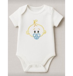 Baby Face Embroidery Design