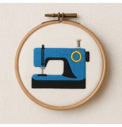 Cute Sewing Machine Embroidery Design