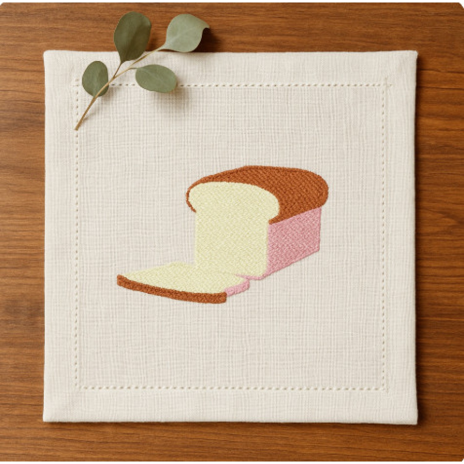 Homemade Bread Embroidery Design