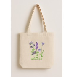 Simple Lavender Embroidery Pattern