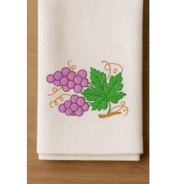 Grapes free Embroidery Design 5x7