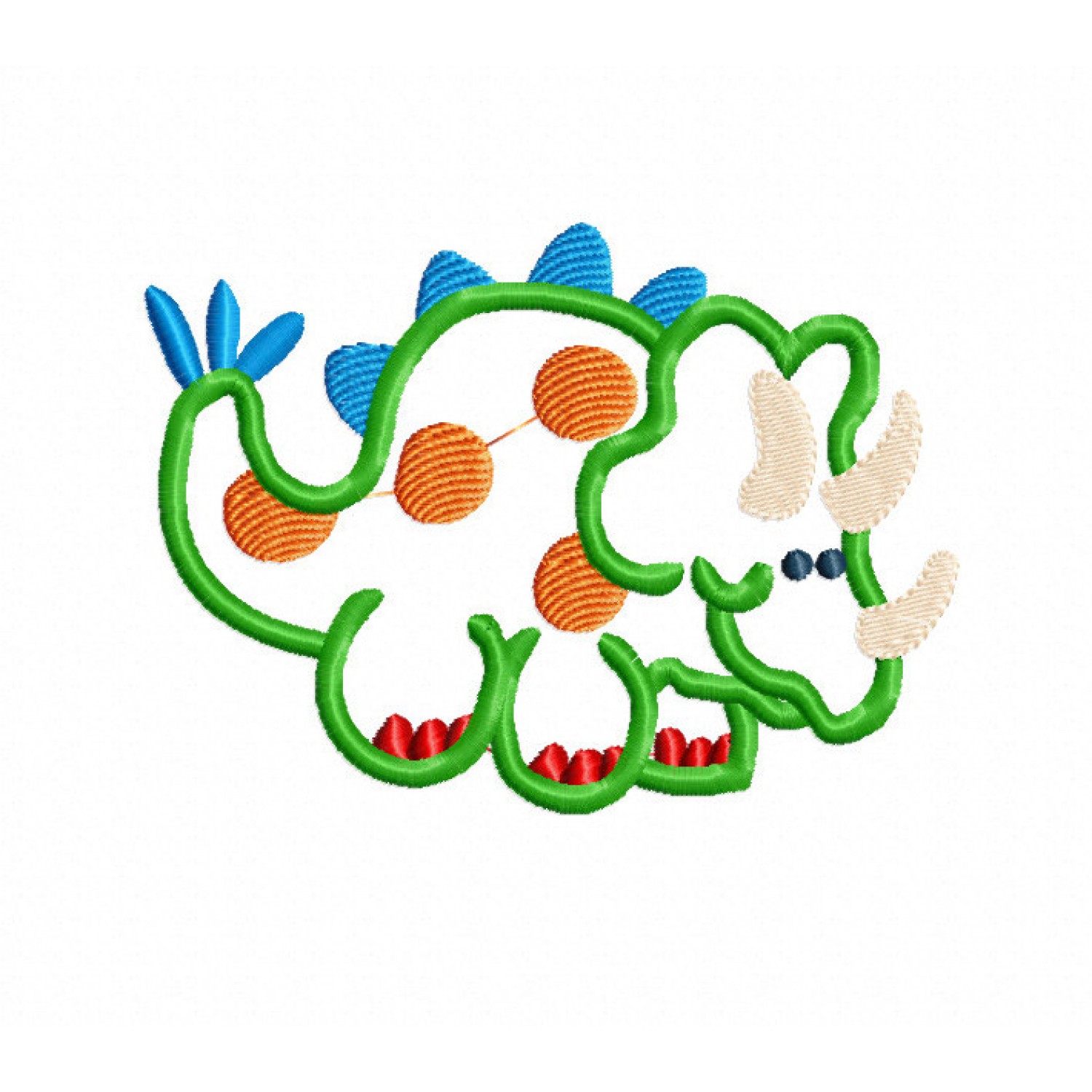 Dinosaur Embroidery Design
