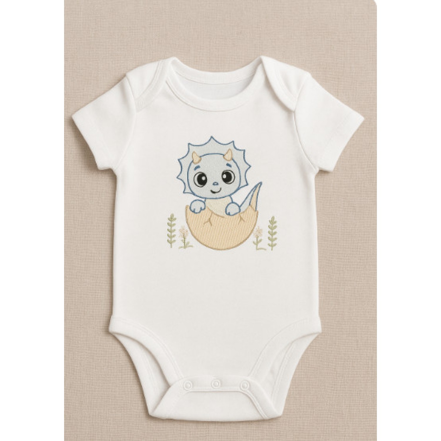 Baby dinosaur Embroidery Design