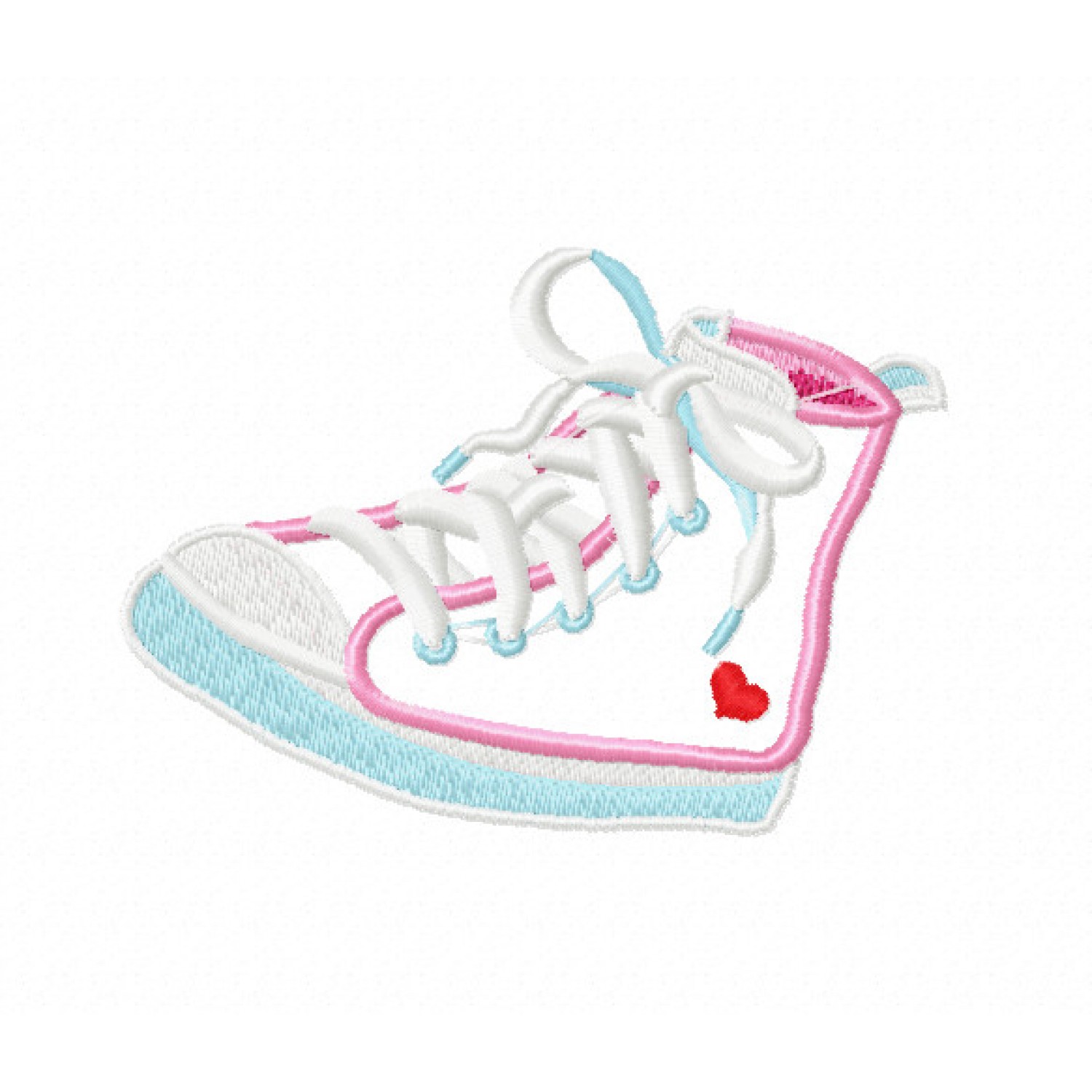 Tennis Shoe Embroidery Design