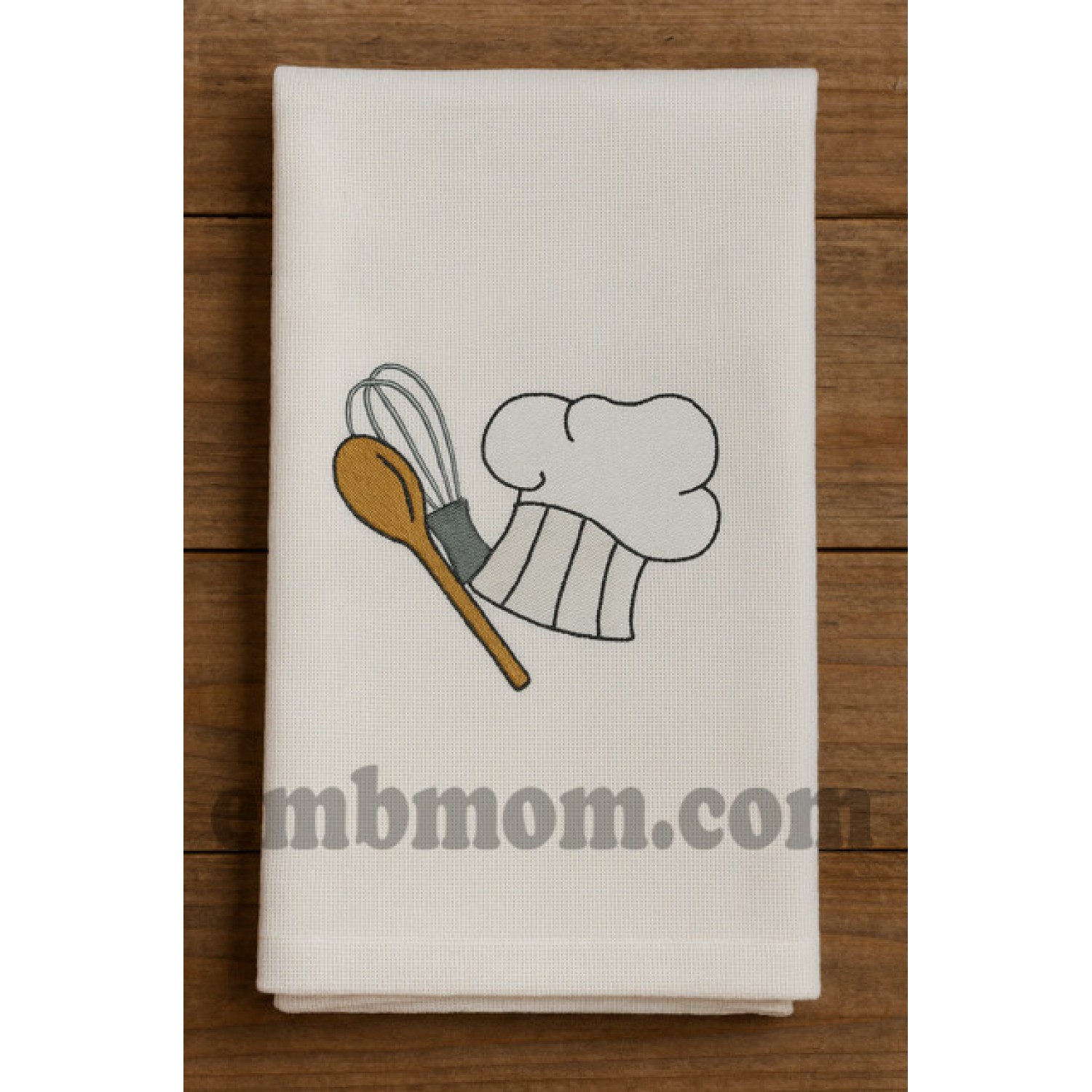 Cute Chef Hat Embroidery Design