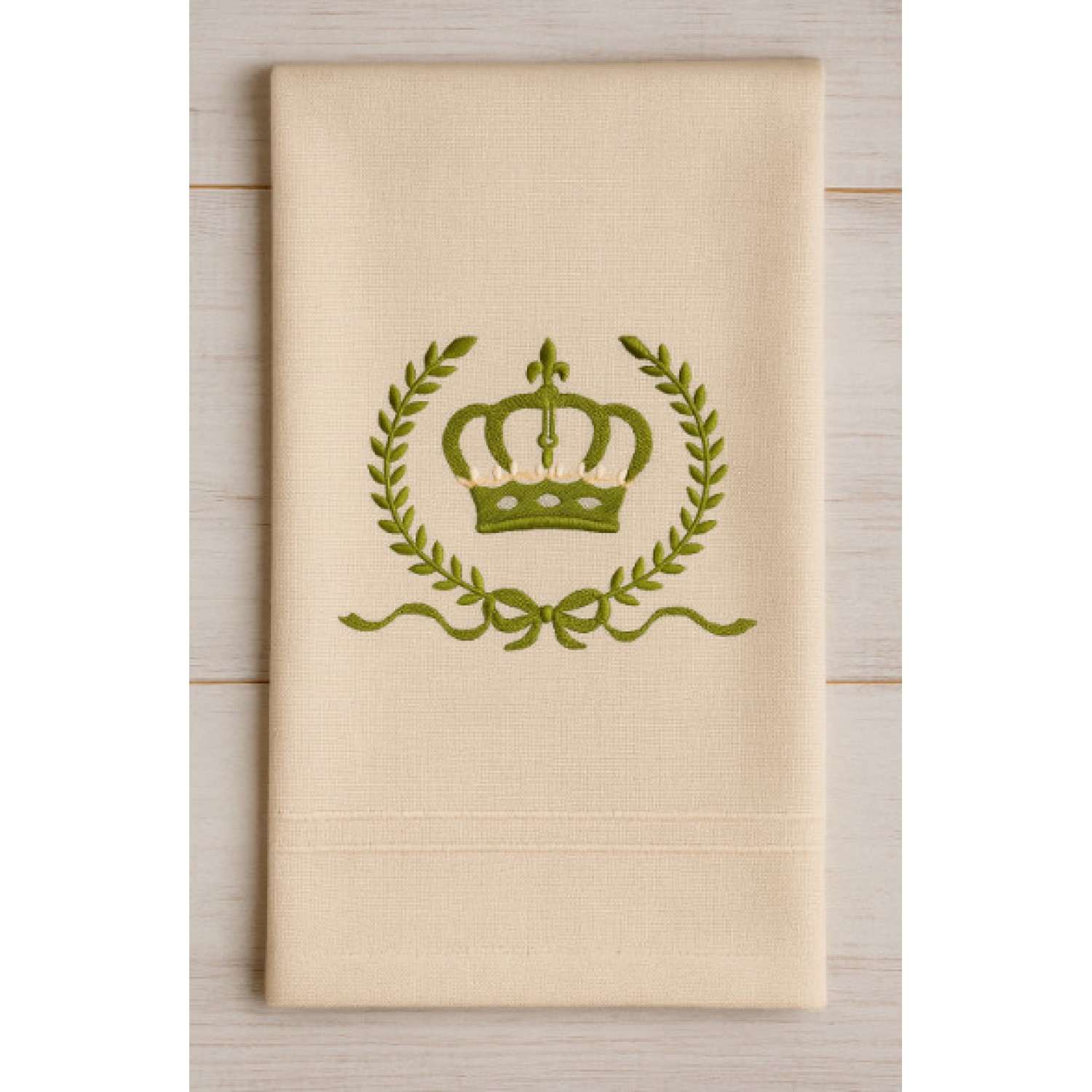 Crown branch Embroidery Design