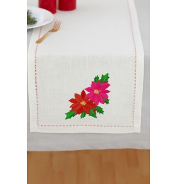 Christmas flower Embroidery Design