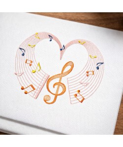 Music Embroidery Design Music Embroidery Design