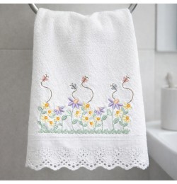 Garden Embroidery Design 5x7