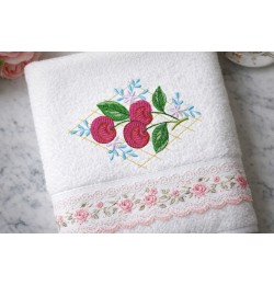  Cute Cherry Fruit Embroidery Design