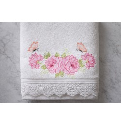 Butterflies Rose Embroidery Design Butterflies Rose Embroidery Design