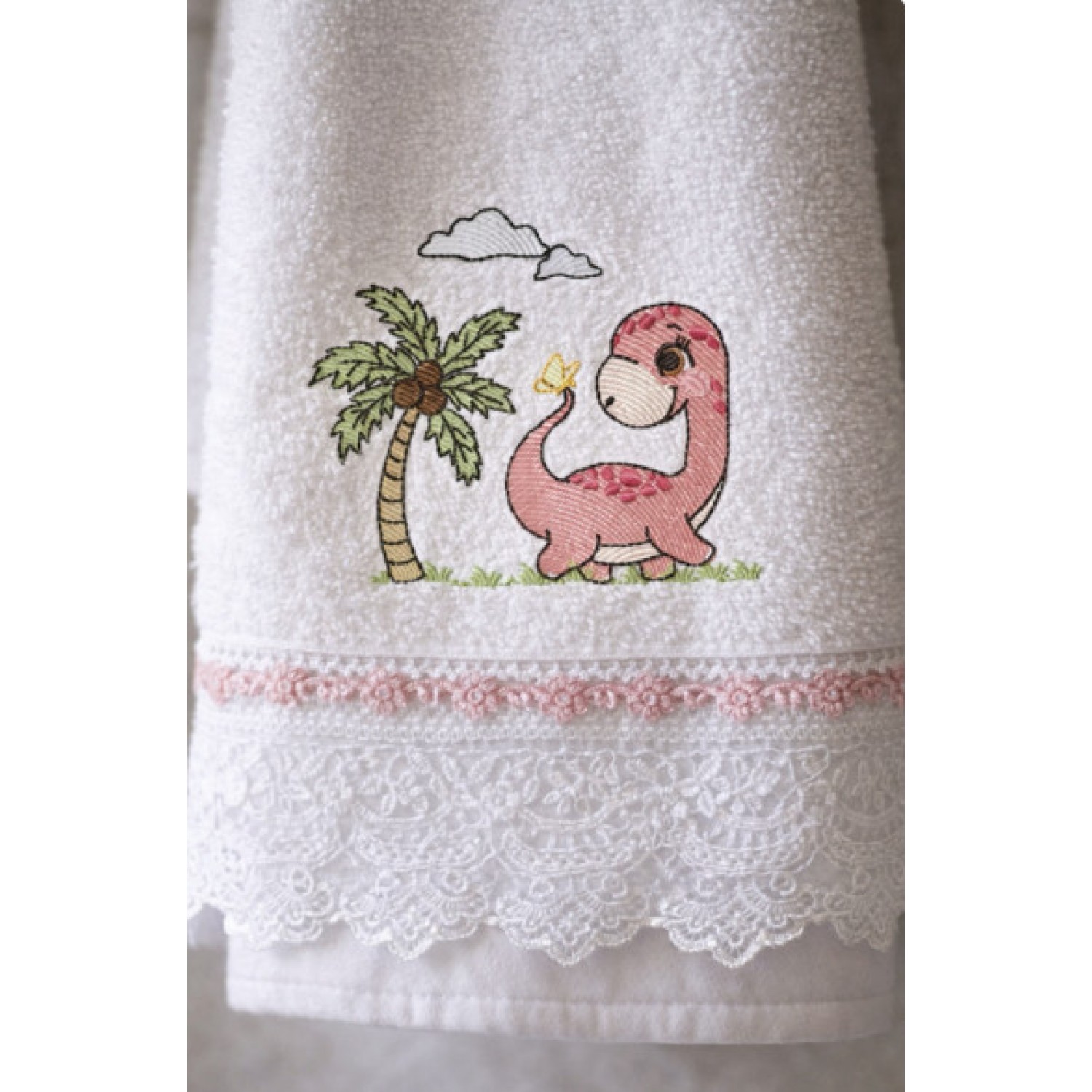 Baby Dinosaur Embroidery Design 4x4