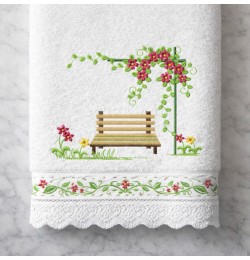 Cute Garden Embroidery Design