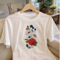 Branch Flowers Embroidery Design