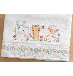Little Friends Embroidery Design 2 Sizes