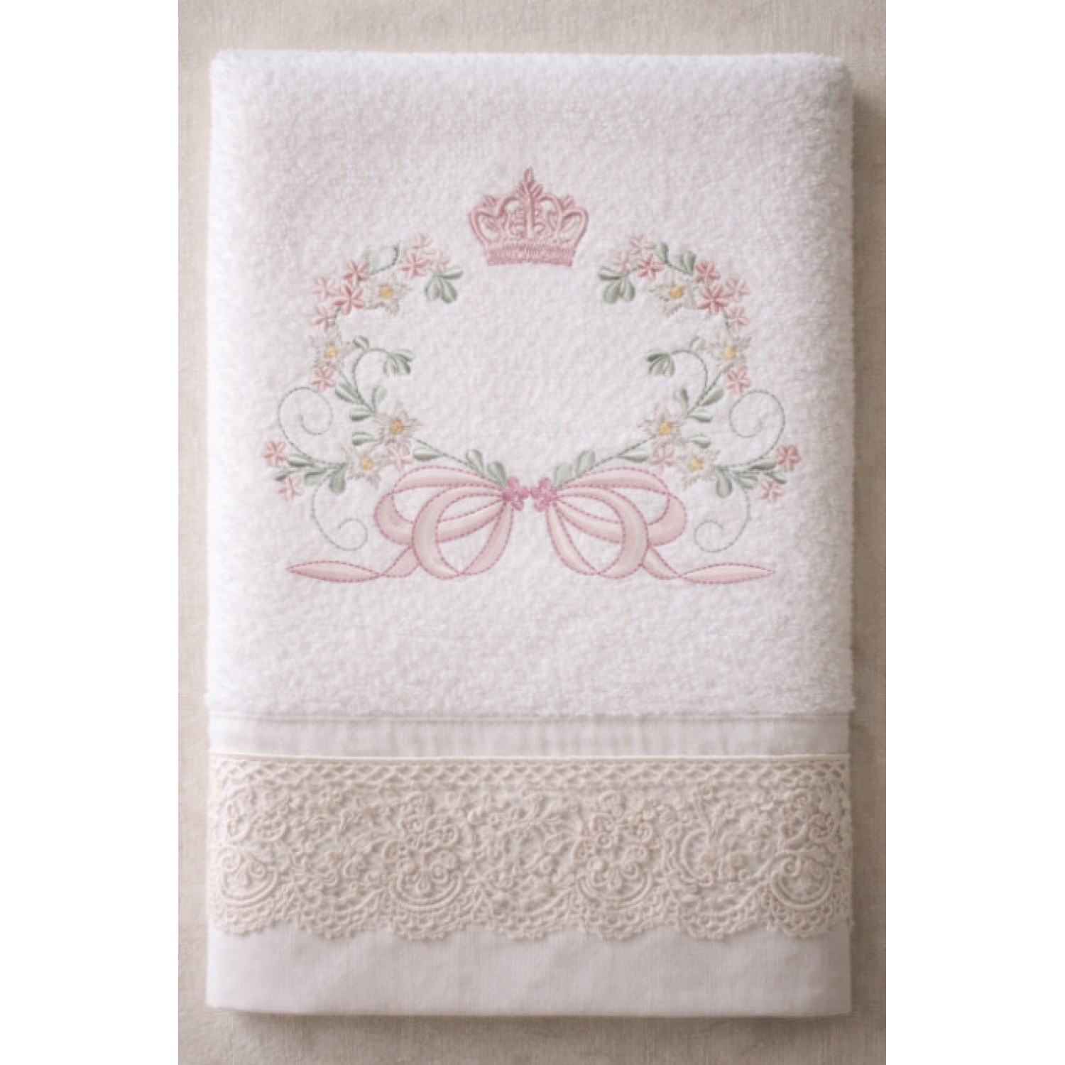 Flower frame Embroidery Design
