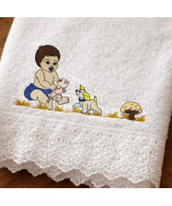 Little Boy Embroidery Design Little Boy Embroidery Design