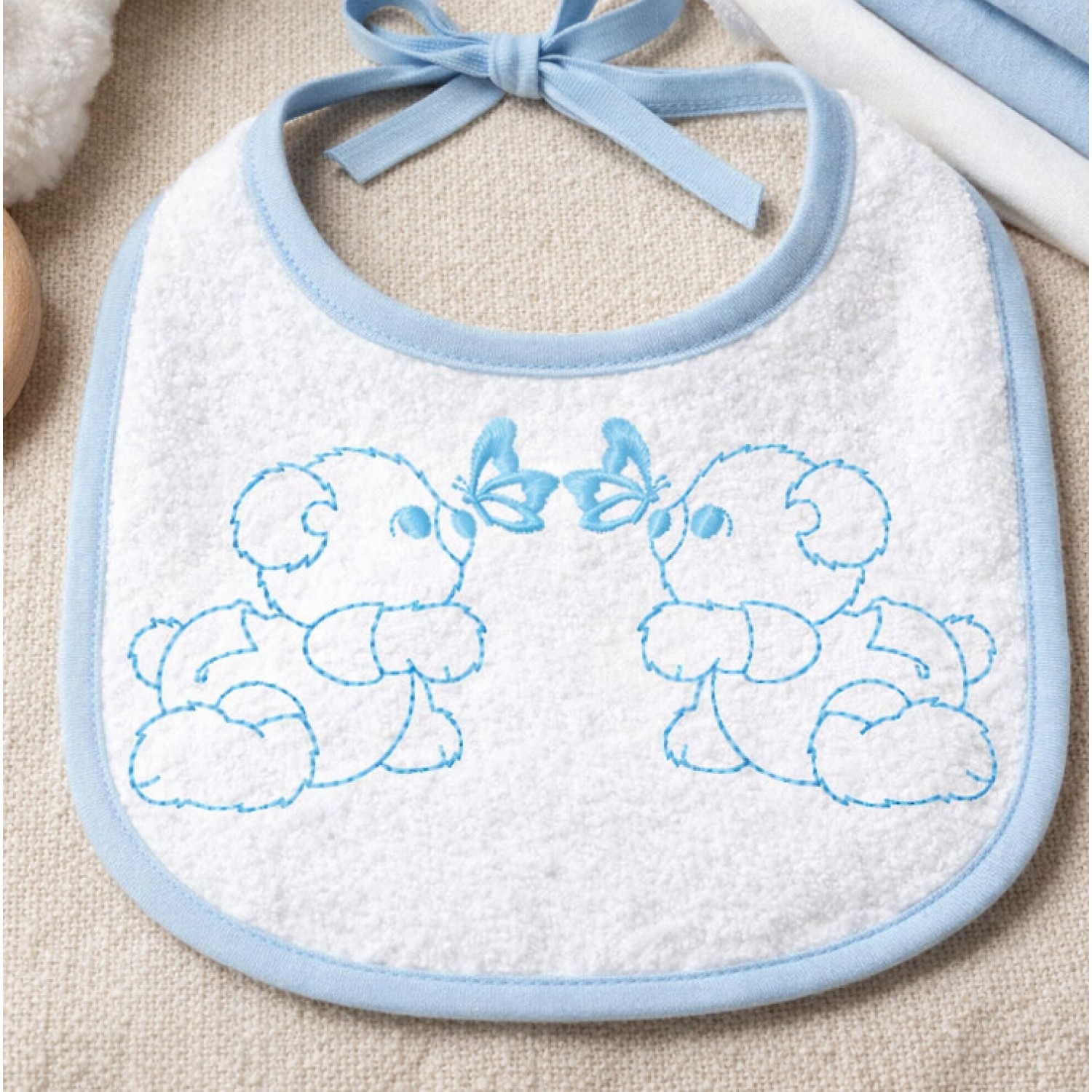 Cute Baby Teddy Embroidery Design