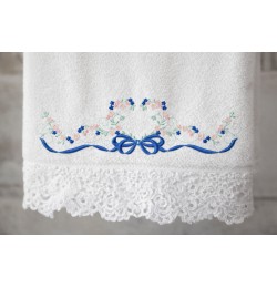 Heart flower Embroidery Design