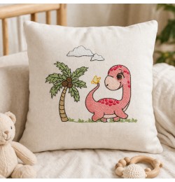Baby Dinosaur Embroidery Design