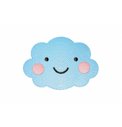 Cloud Embroidery Design