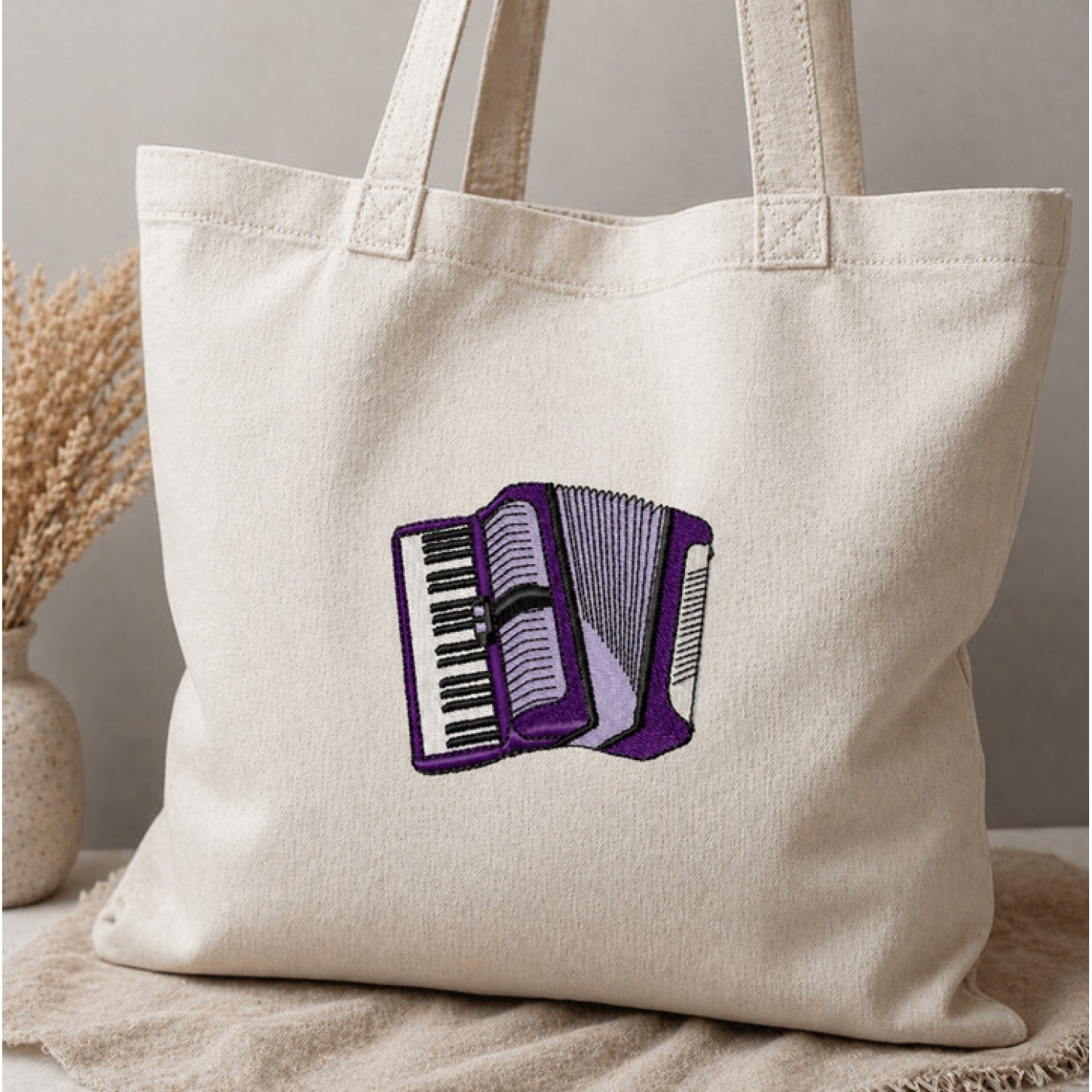 Accordion Embroidery Design 4x4