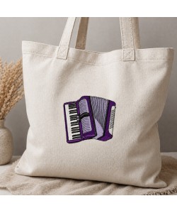 Accordion Embroidery Design 4x4