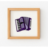 Accordion Embroidery Design