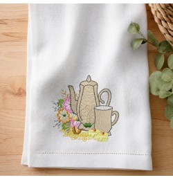 Amazing Teapot Embroidery Design