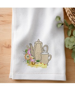 Amazing Teapot Embroidery Design