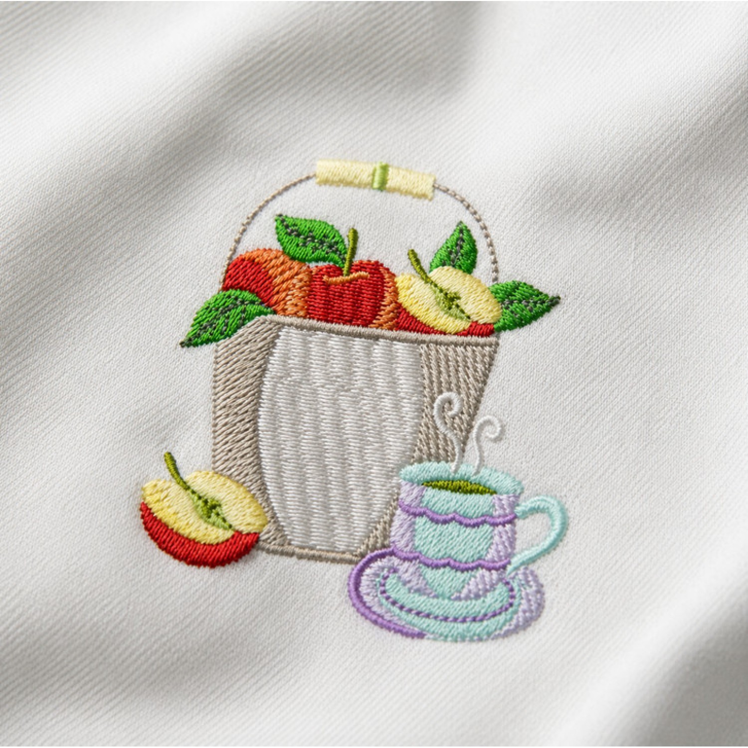 Apples Embroidery Design 4x4