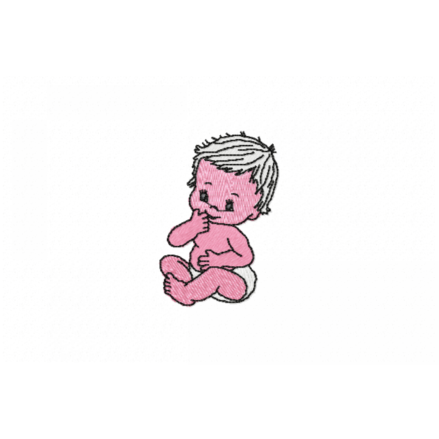 Baby embroidery design