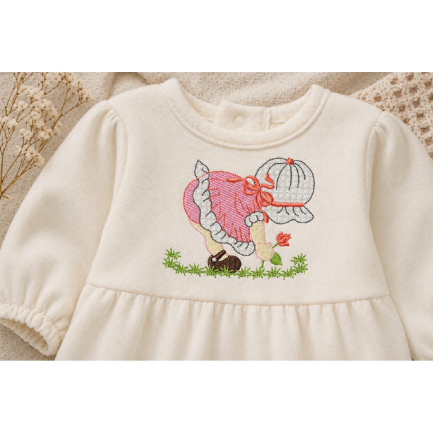 Baby Girl Embroidery Design