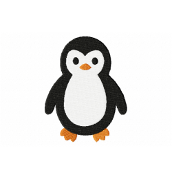 Baby Penguin Embroidery Design