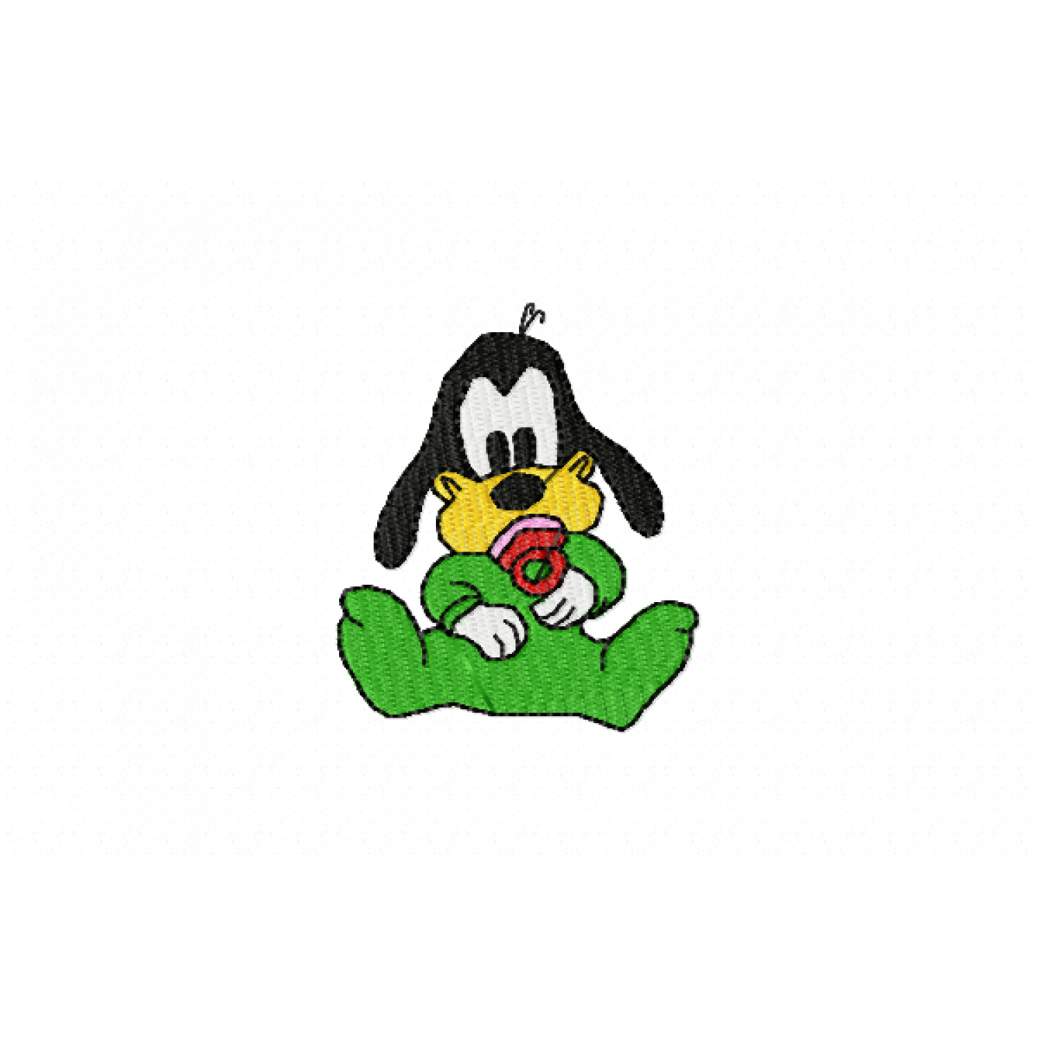 Baby Dog Embroidery Design