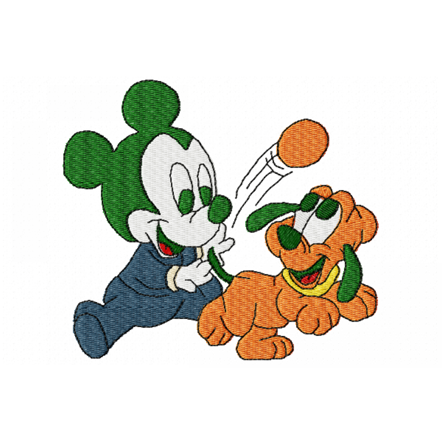 Cute Baby Mouse Embroidery Design