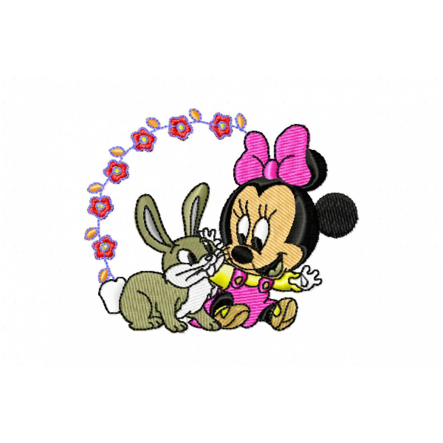 Cute Baby Mouse Embroidery Design