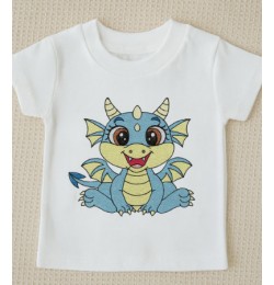 Baby Dragon Embroidery Design 3 sizes