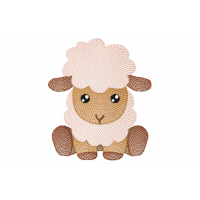 Baby Sheep Embroidery Design