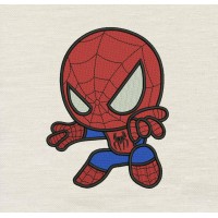 Baby Spiderman Embroidery Design 3 Sizes